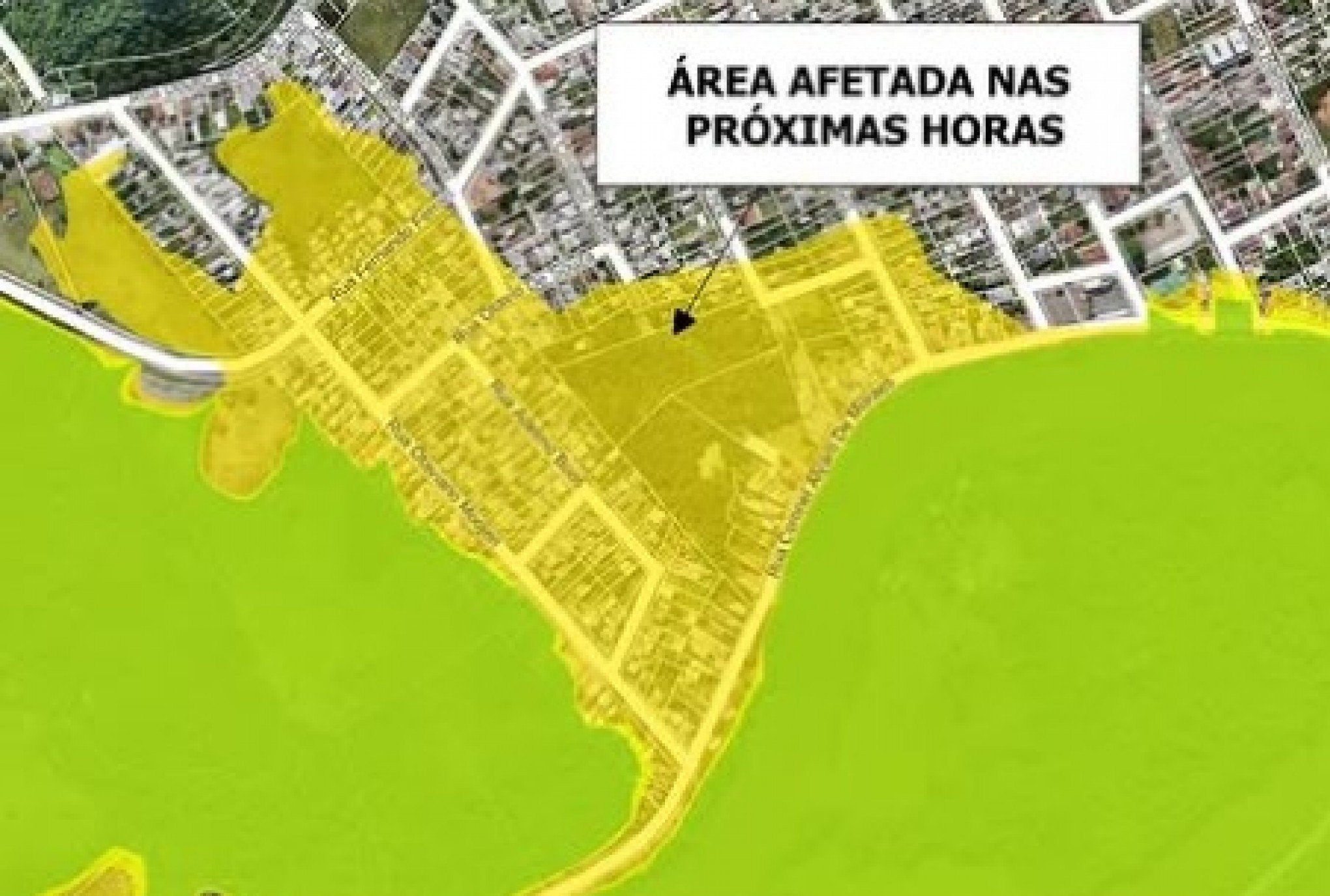 CHUVA NO RS: Prefeitura de Montenegro faz projeção de área que pode ser atingida por enchente; veja o mapa
