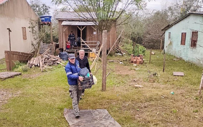 No sábado (28), somente uma pessoa precisou sair de casa devido ao risco de inundações em Nova Santa Rita