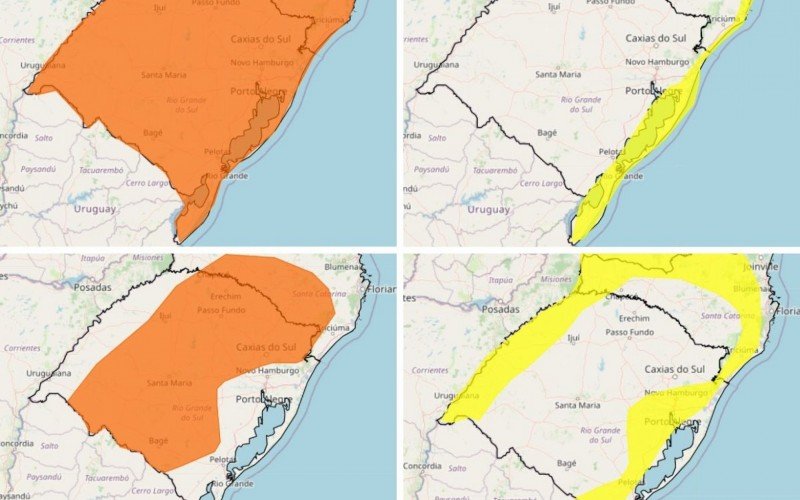 Rio Grande do Sul tem 4 novos alertas do Inmet | abc+