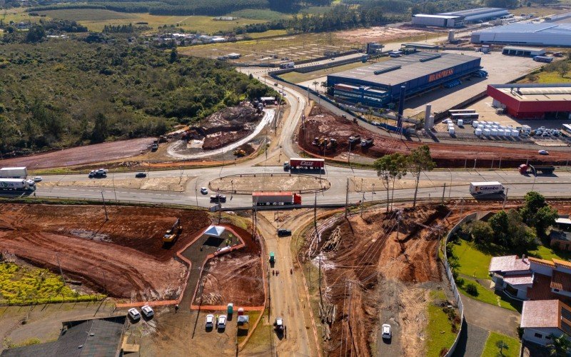 Viaduto da BR-386, em Nova Santa Rita