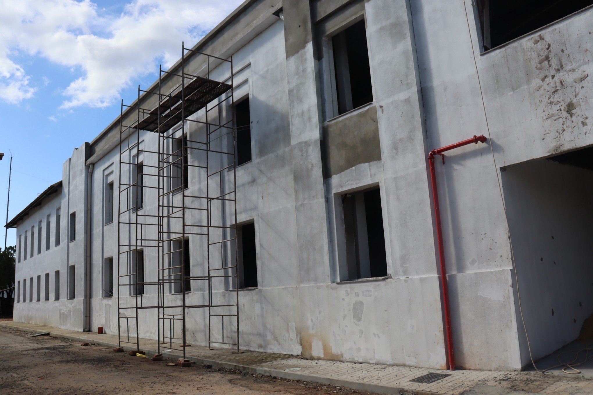 Obra no Pavilhão de Comando do 19º BIMtz deve ficar pronta em março de 2026