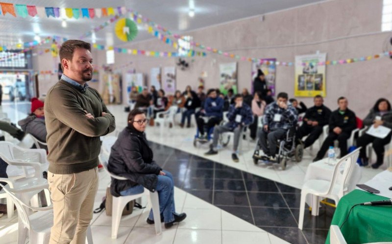 O novo diretor também participou do 1º Fórum do Conselho Municipal dos Direitos da Pessoa com Deficiência (COMPED), no Capão do Leão, no início da semana | abc+