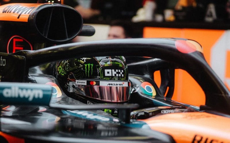 Lando Norris liderou o segundo treino na Inglaterra | abc+