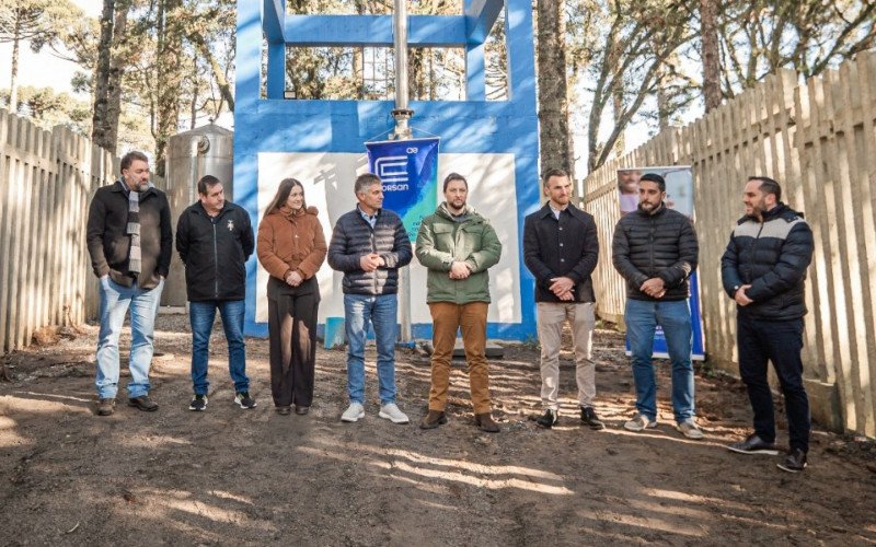 Reservatório e sistema de abastecimento entregues no Loteamento Edgar Haack, em Canela