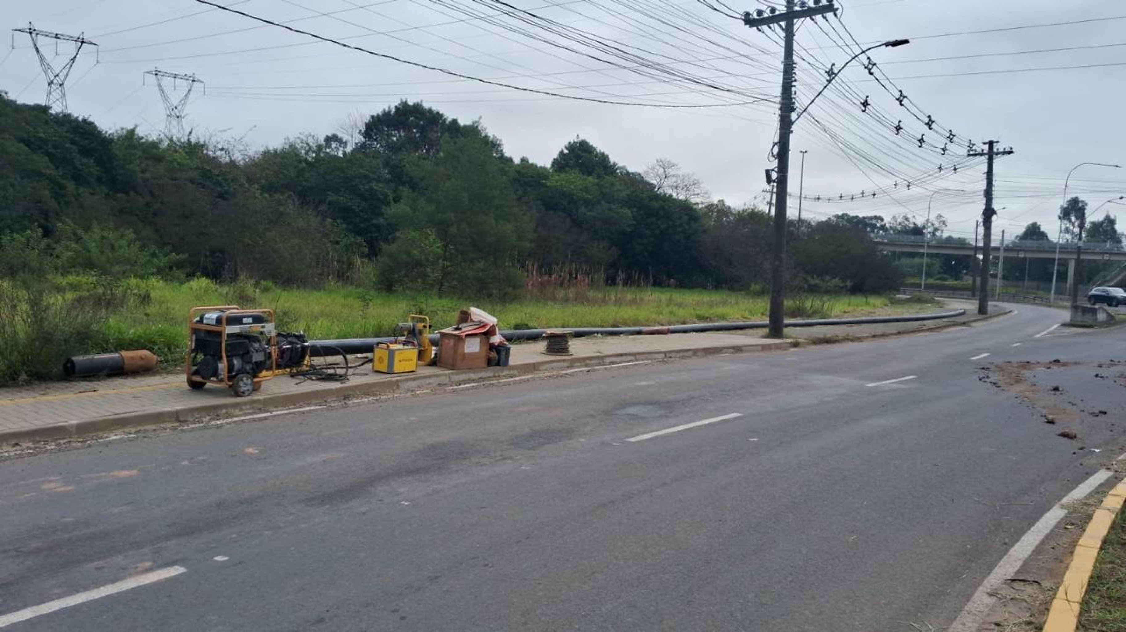 BR-386: Corsan substitui rede por material mais moderno e resistente em Nova Santa Rita