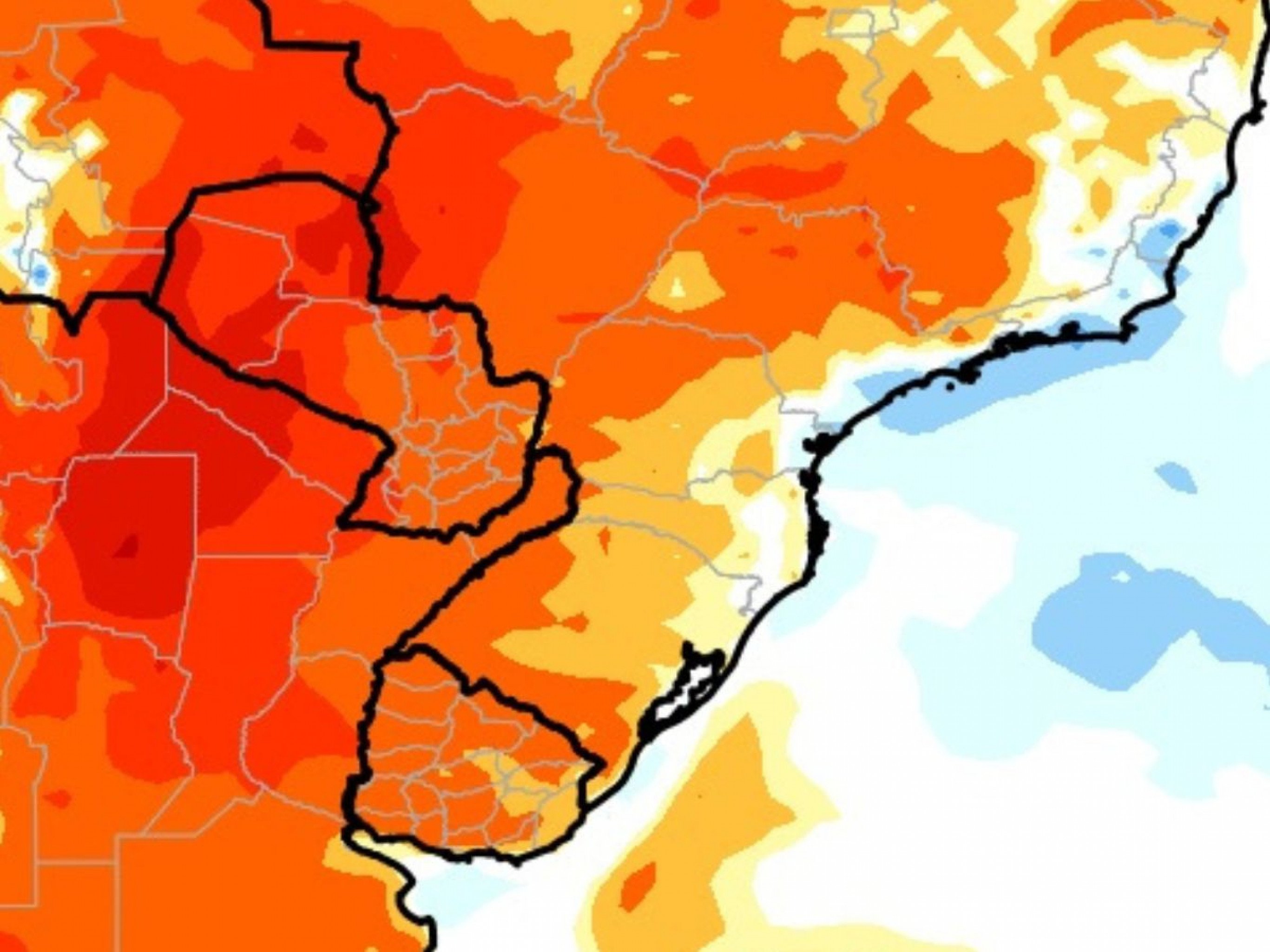 PREVISÃO DO TEMPO: Não se engane! Esta imagem não significa retorno do calor no RS; entenda