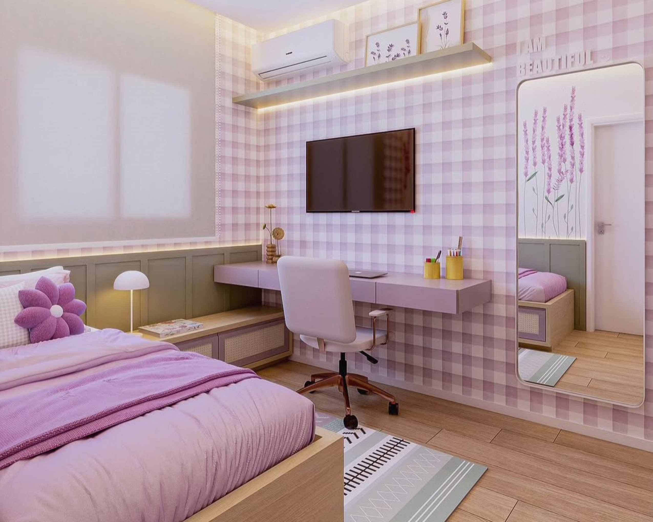 Quarto com clima relaxante | abc+