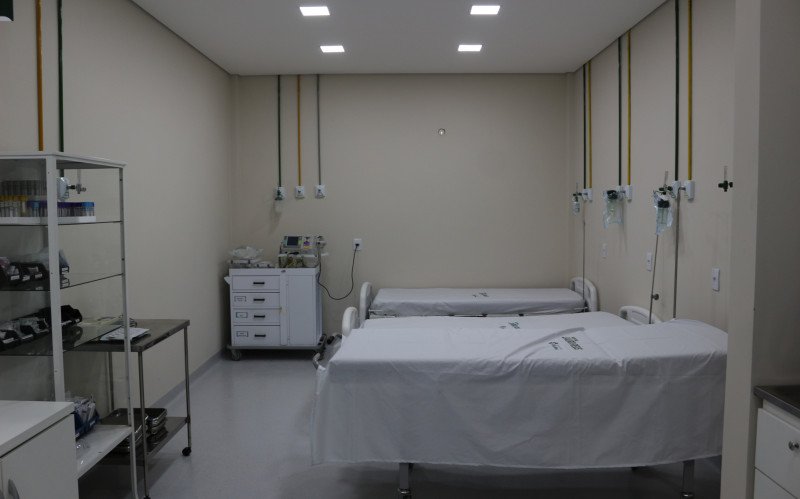 Leitos do Pronto Atendimento (PA) do Hospital Dr. Lauro Reus, em Campo Bom. | abc+