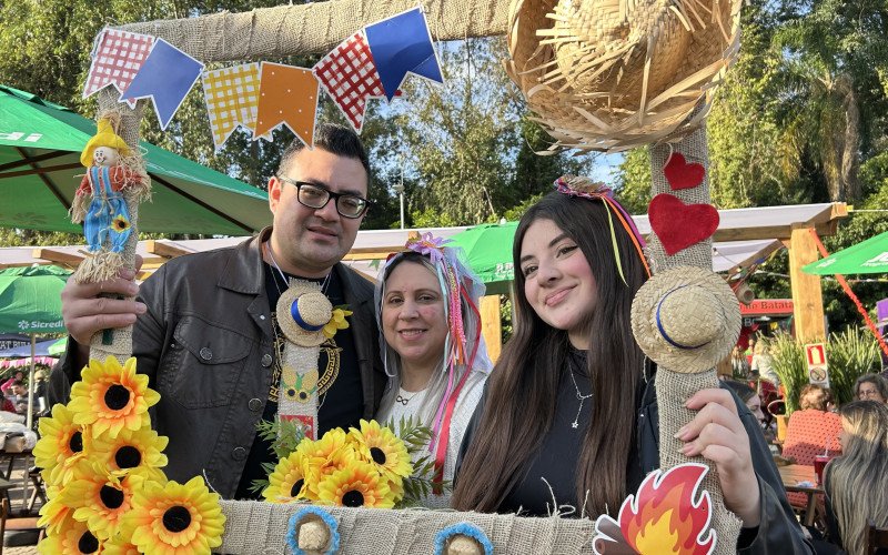 Arraiá Solidário levou famílias inteiras ao I Fashion Outlet no sábado (5)