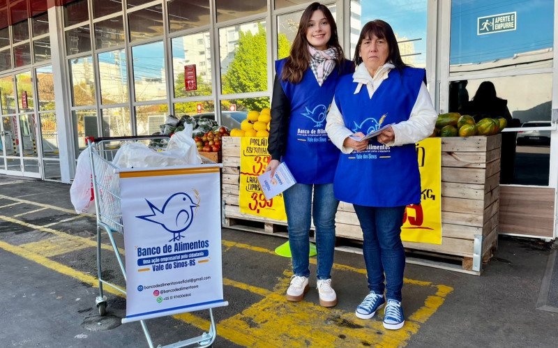 Juliana e Jussara são voluntárias do Banco