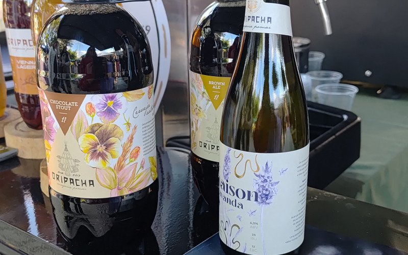 Cerveja de lavanda é atração da festa em Morro Reuter