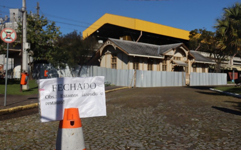 Museu do Trem permanece fechado para visitação durante as obras