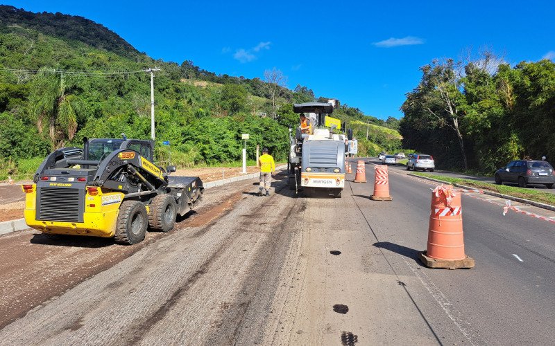 Obras da EGR em rodovias da região