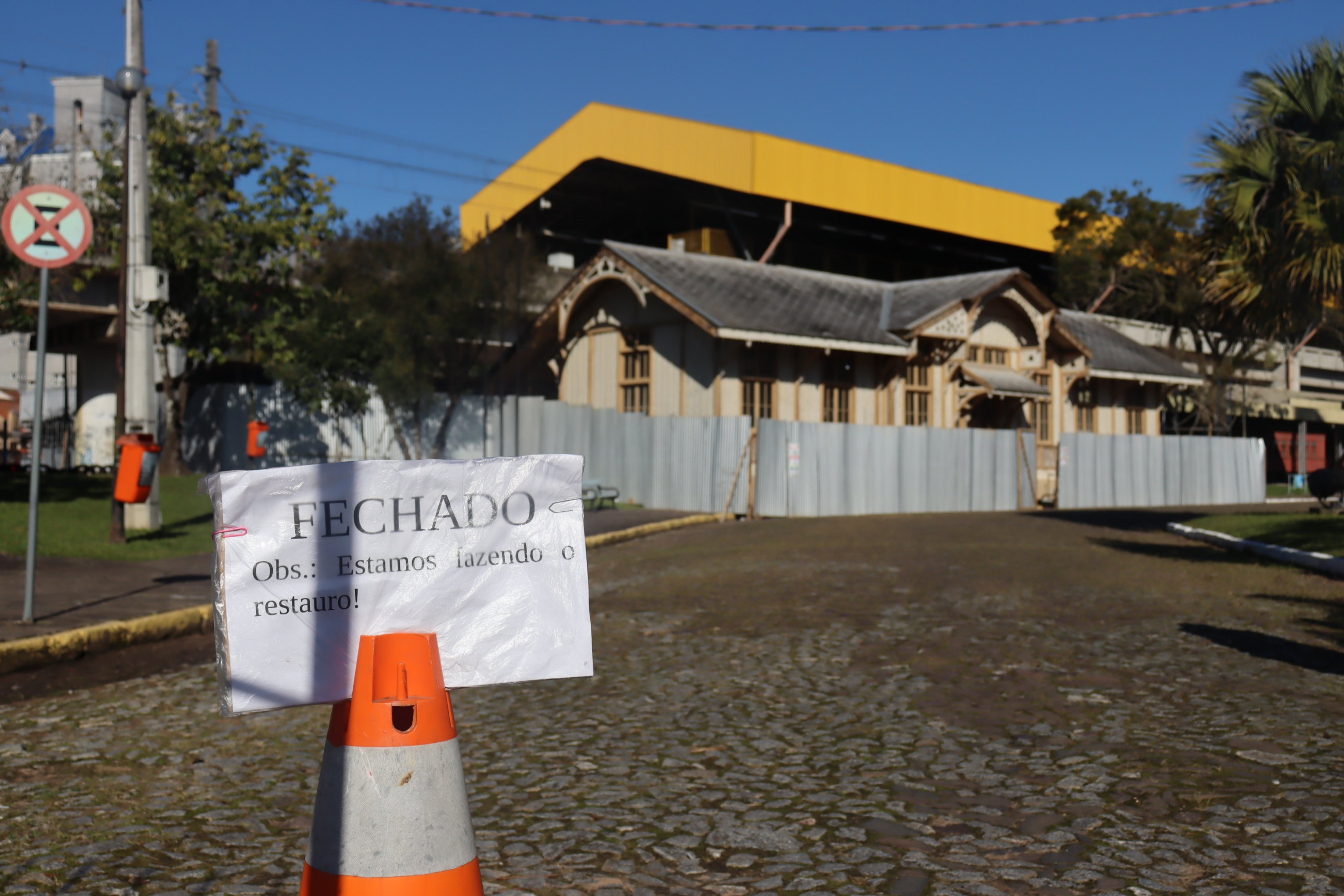 Obras de restauração do Museu do Trem seguem avançando em São Leopoldo