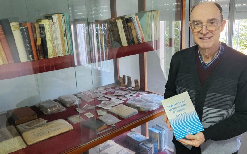 Colaborador externo pela beatificação de Padre Reus, em São Leopoldo, padre Inácio Spohr