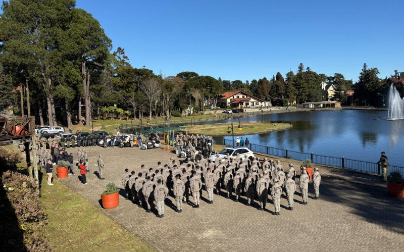 Lançamento da Operação Inverno na Serra, da Brigada Militar