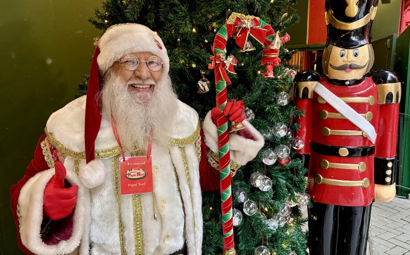 Alberto Martinho é Papai Noel há mais de 30 anos