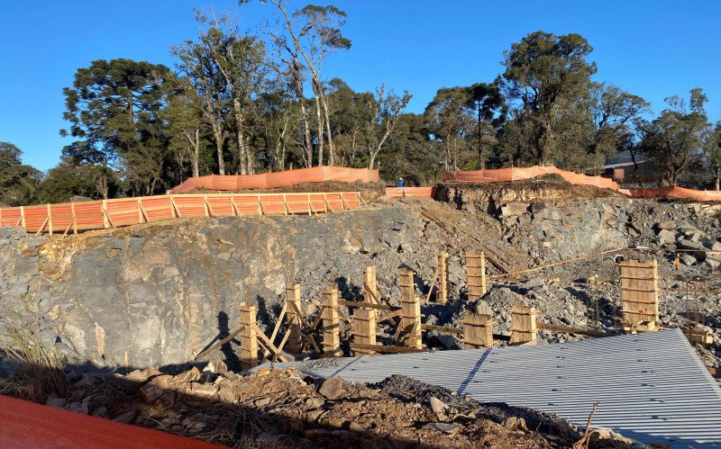 Construção do novo hospital de Canela