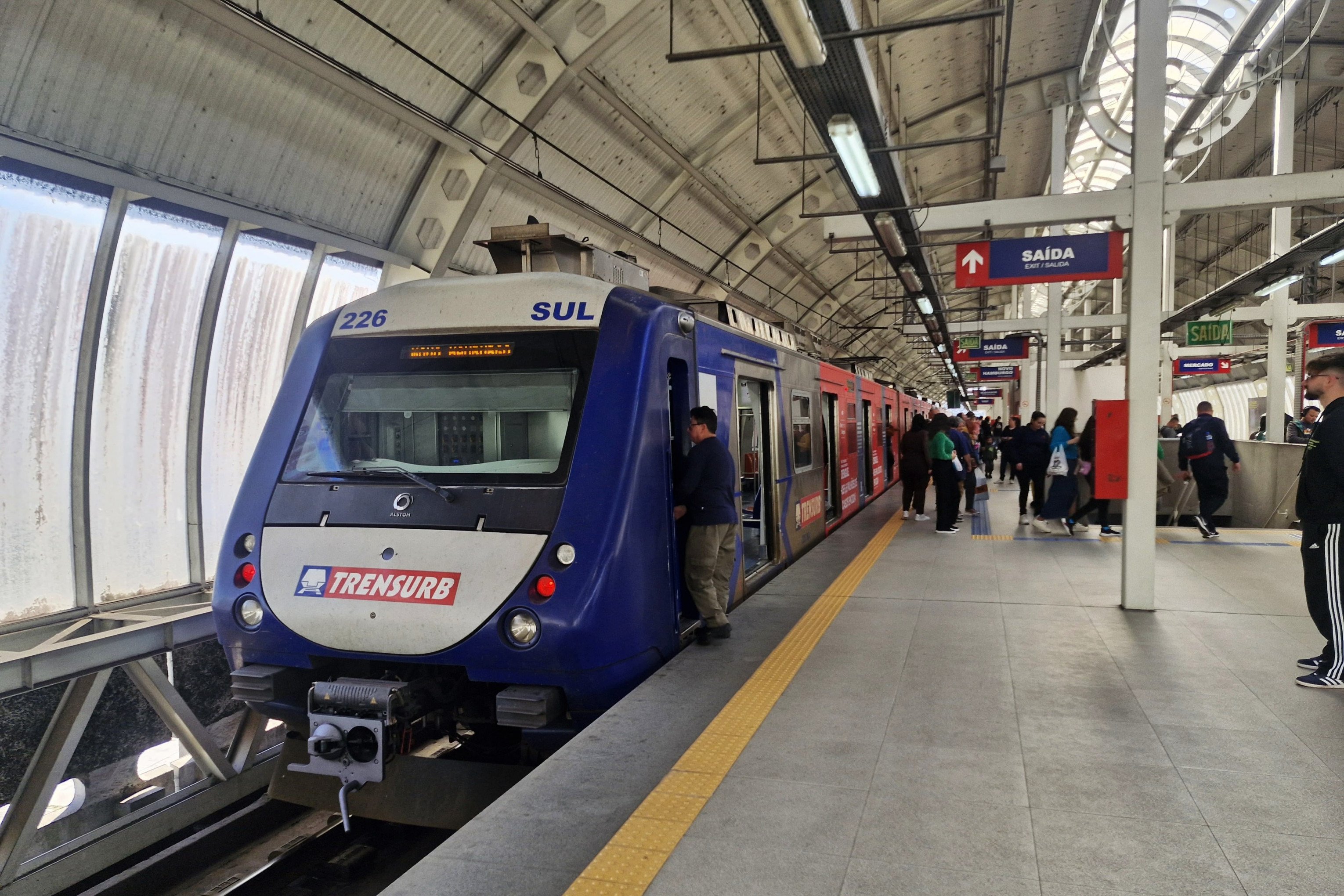 TRENSURB: Mudanças na circulação dos trens ocorrem no próximo sábado