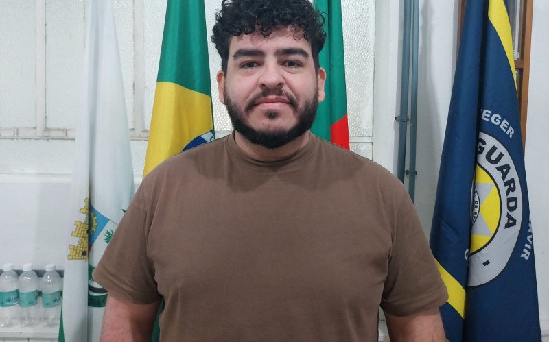 O coordenador de sinalização viária, Marcos Batista, de Estância Velha | abc+