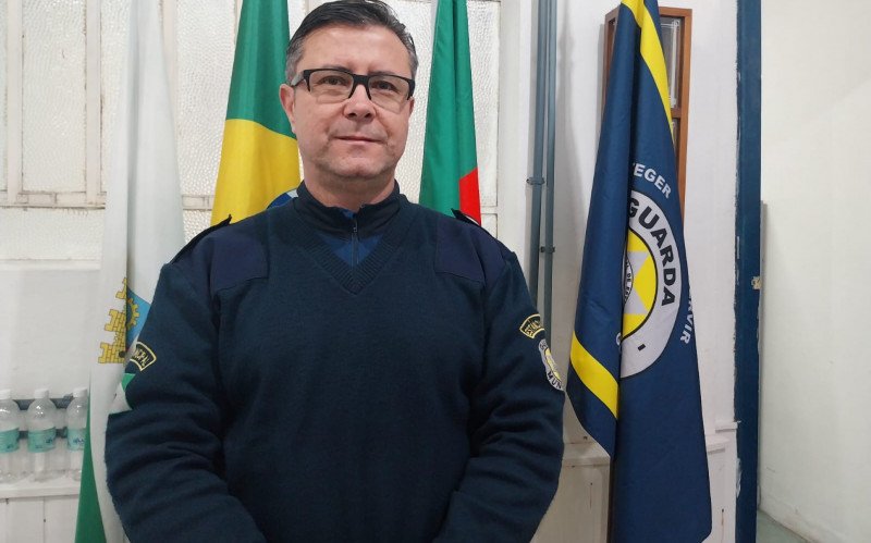 Sub comandante da Guarda Municipal de Estância Velha , Paulo de Oliveira, | abc+