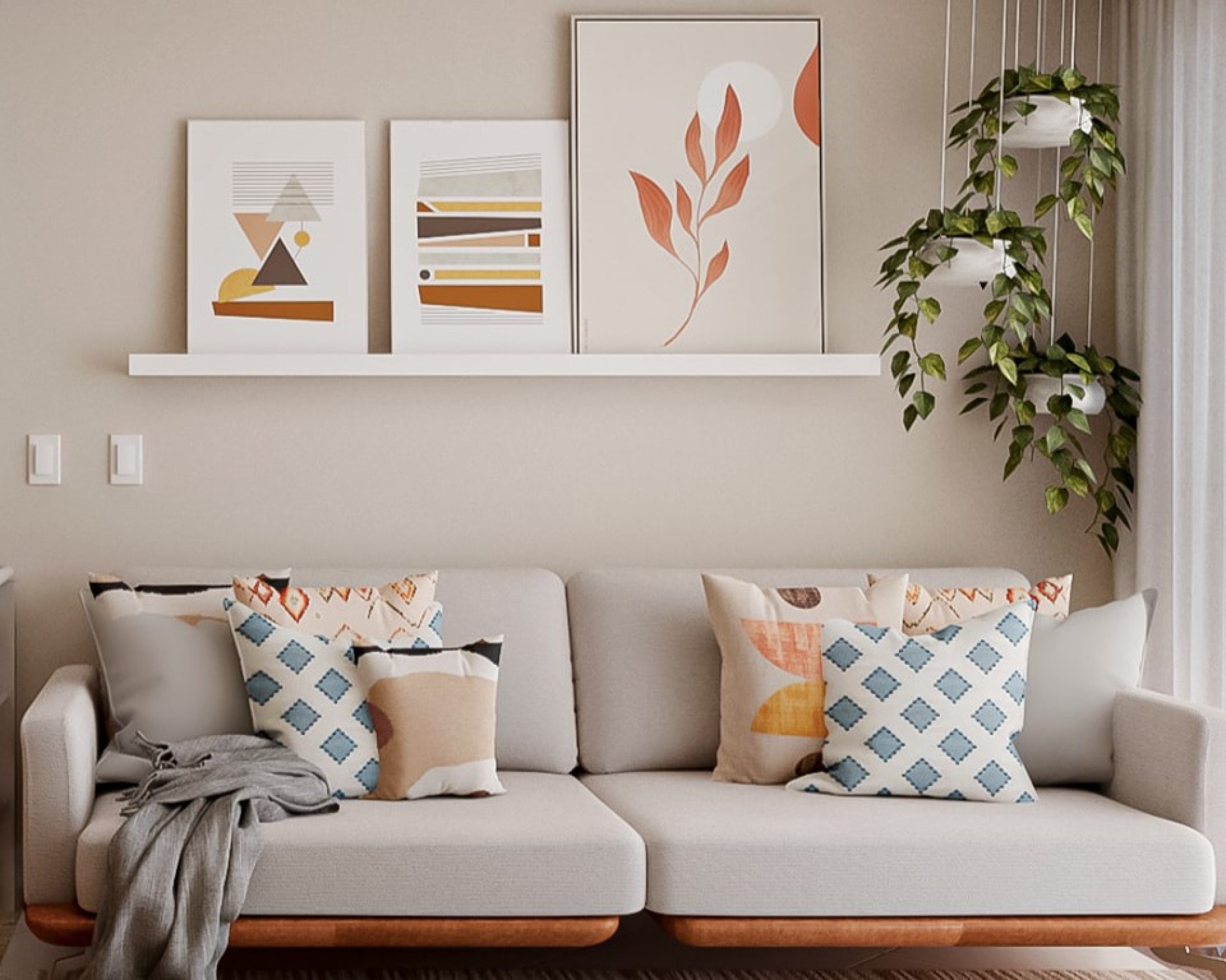 Vegetação no ambiente interno