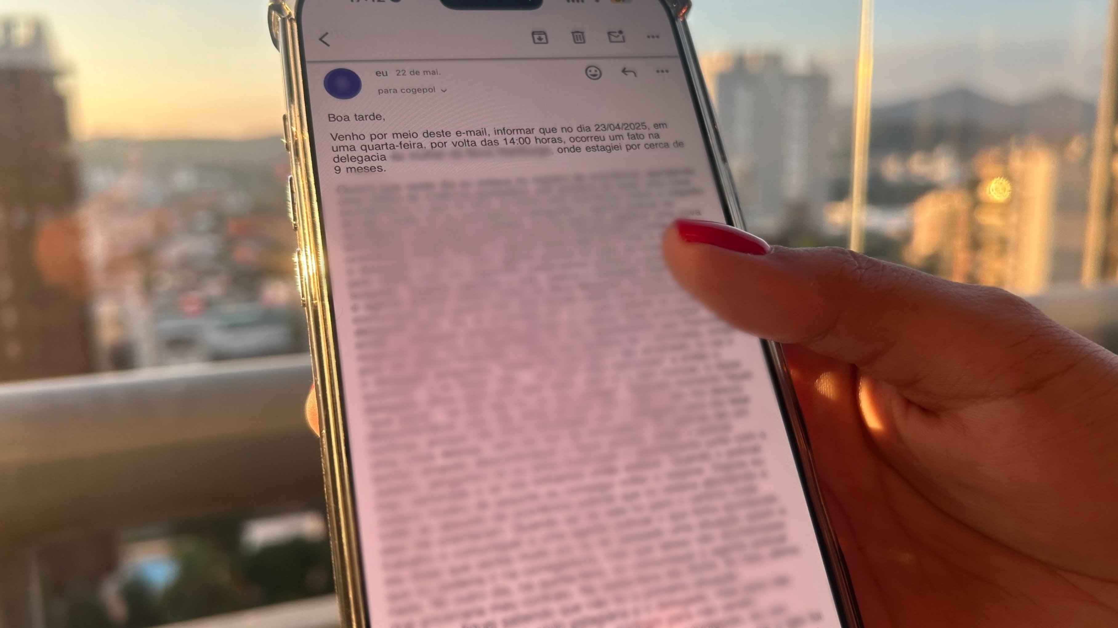 "Fiquei com sentimento de nojo": Estagiária relata assédio de delegado em DP do Vale do Sinos