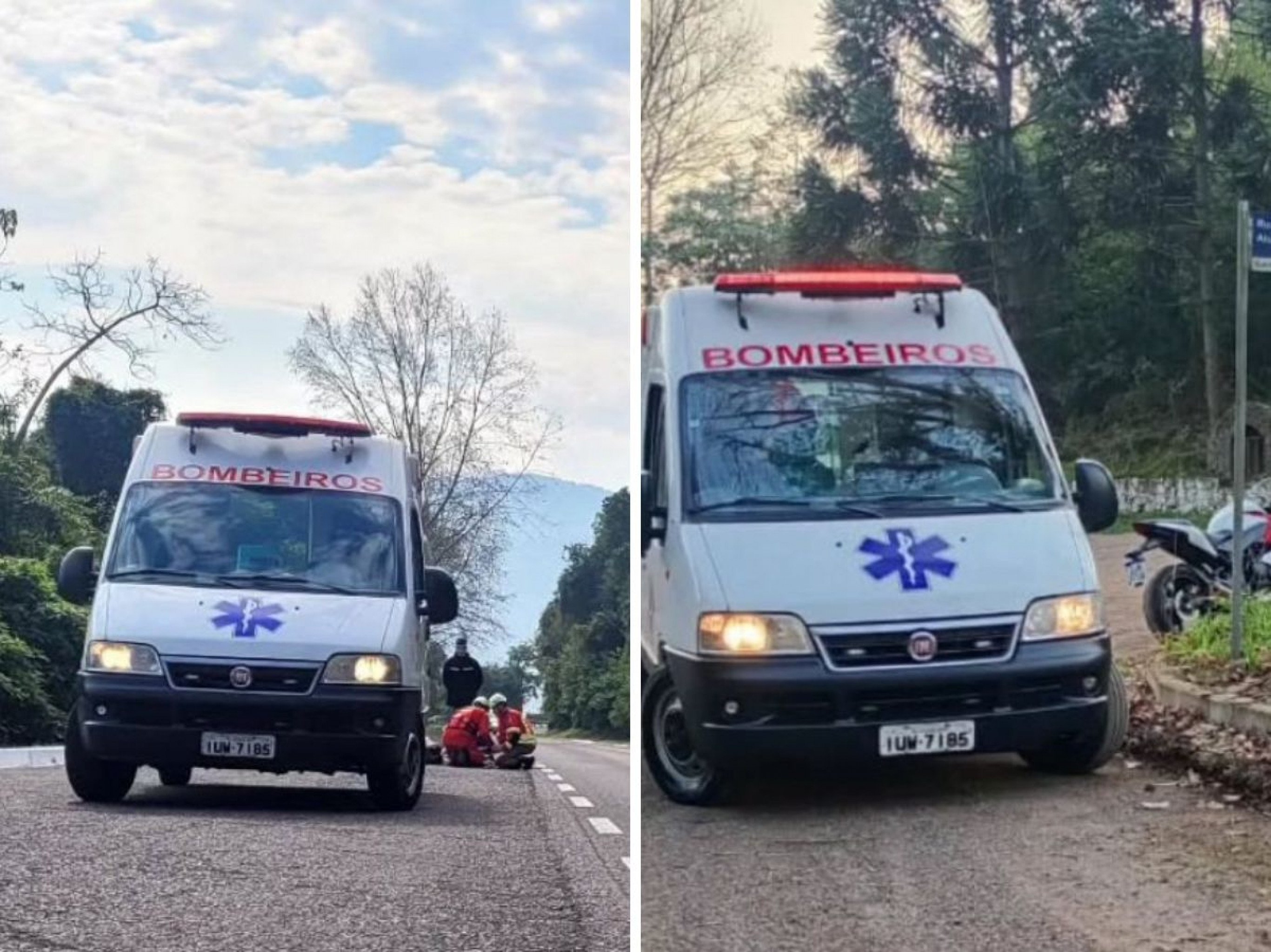BR-116: Dois acidentes envolvendo motos são registrados em intervalo inferior a 4 horas na rodovia