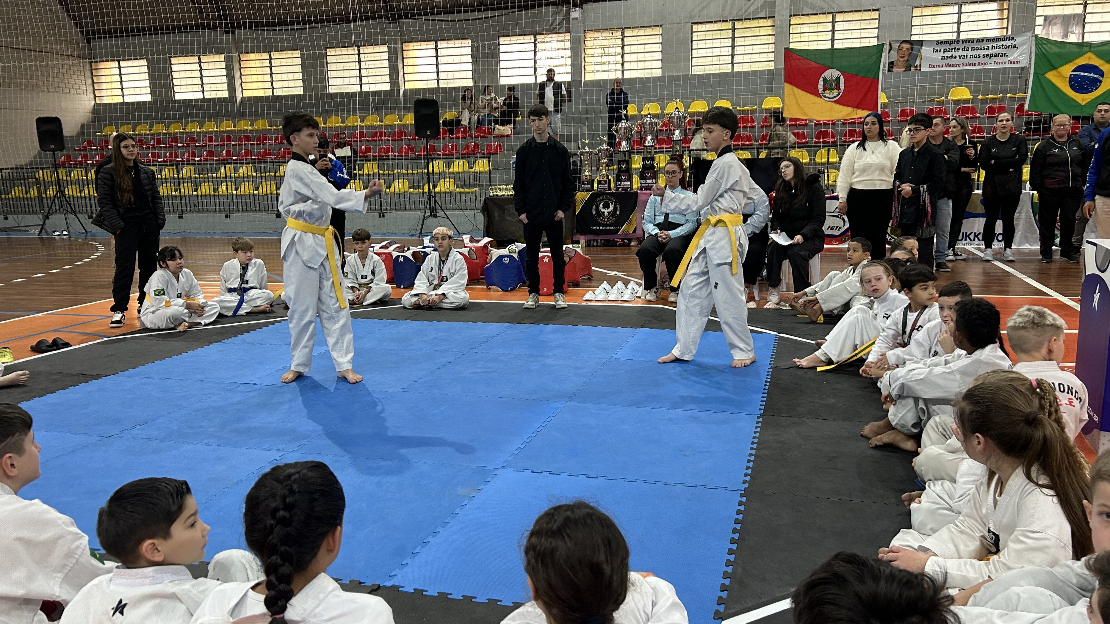 Torneio de taekwondo reúne mais de 400 atletas e homenageia idealizadora do projeto
