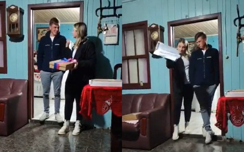 Vídeo foi postado por Natália Knak nas redes sociais e rapidamente viralizou | abc+
