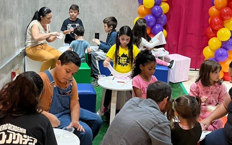 Oficina de artes no Canoas Shopping | abc+