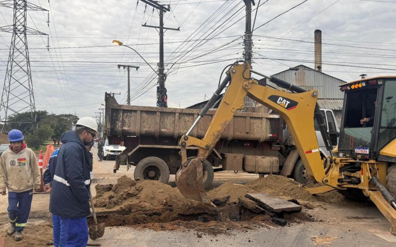 Obras da ETE Pradinho chegaram à Vicentina na última semana
