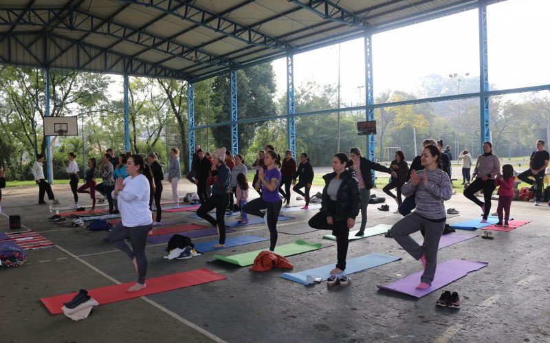 Ioga no Parcão de Campo Bom. | abc+