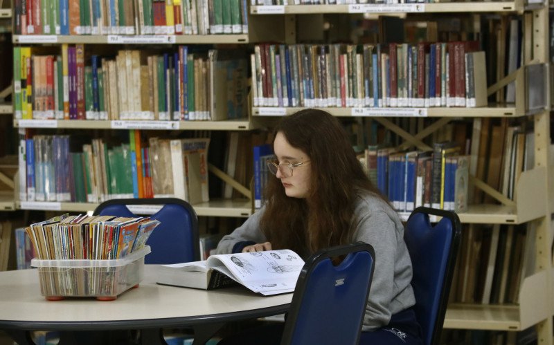 Estudantes também estão frequentando mais a biblioteca | abc+