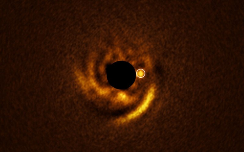 Planeta se formando ao redor da estrela HD135344B | abc+
