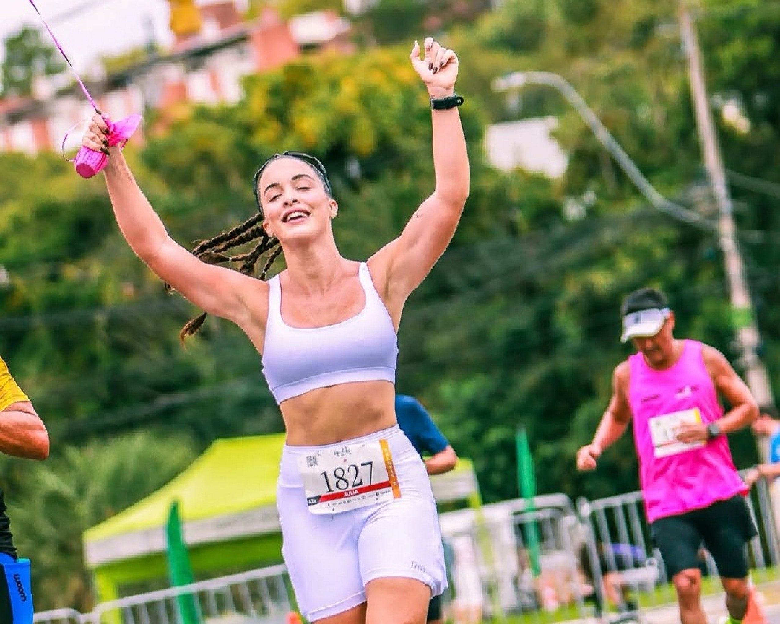 Cabelo preso é aliado na hora de correr
