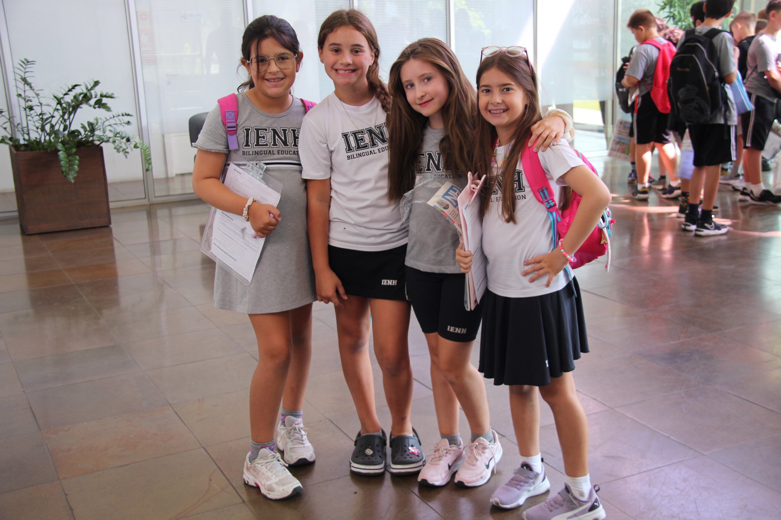 Grupo Sinos recebeu a visita dos alunos do 4º ano da Instituição Evangélica de Novo Hamburgo