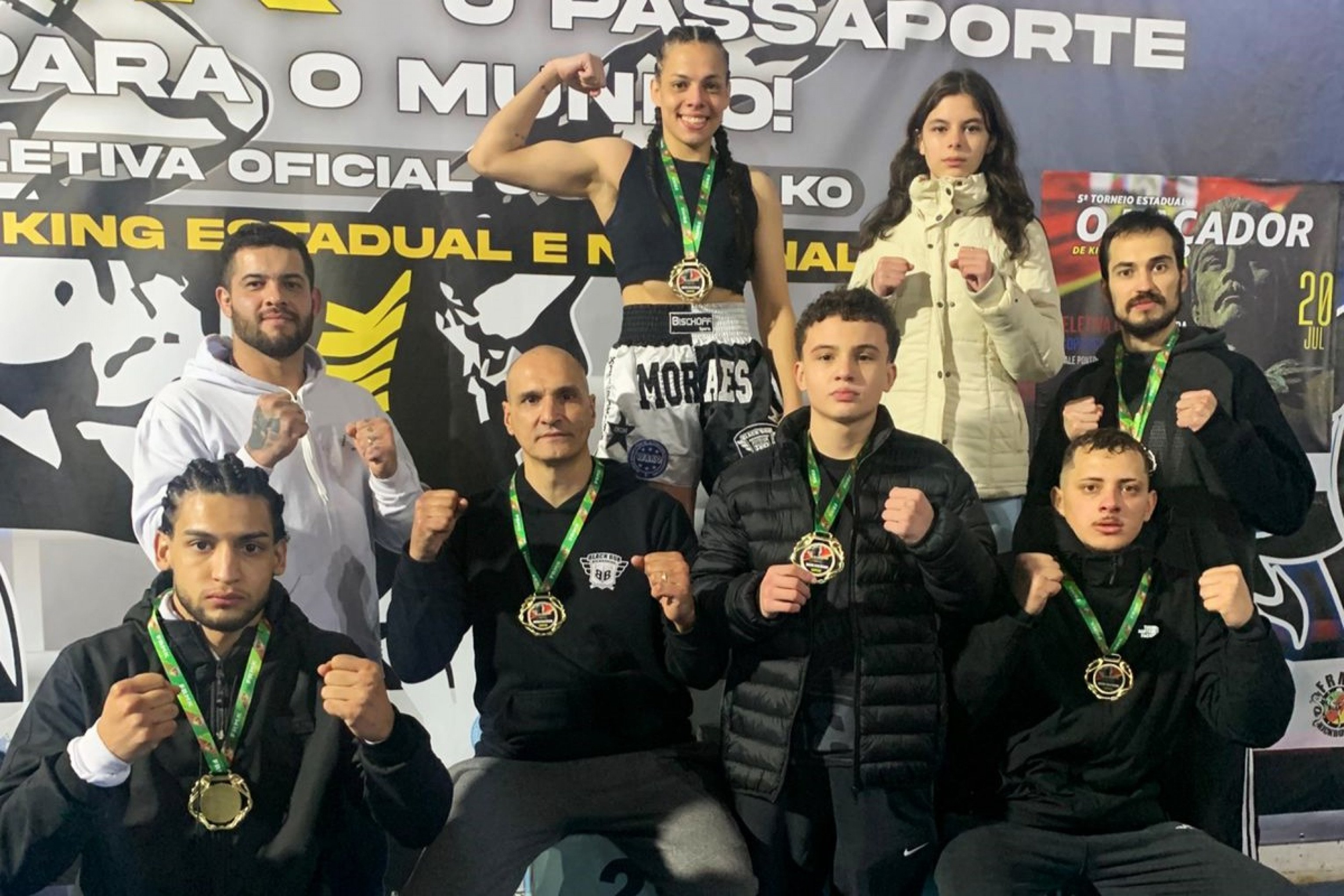 Atletas de Sapiranga e São Leopoldo conquistam títulos no Torneio O Laçador de Kickboxing