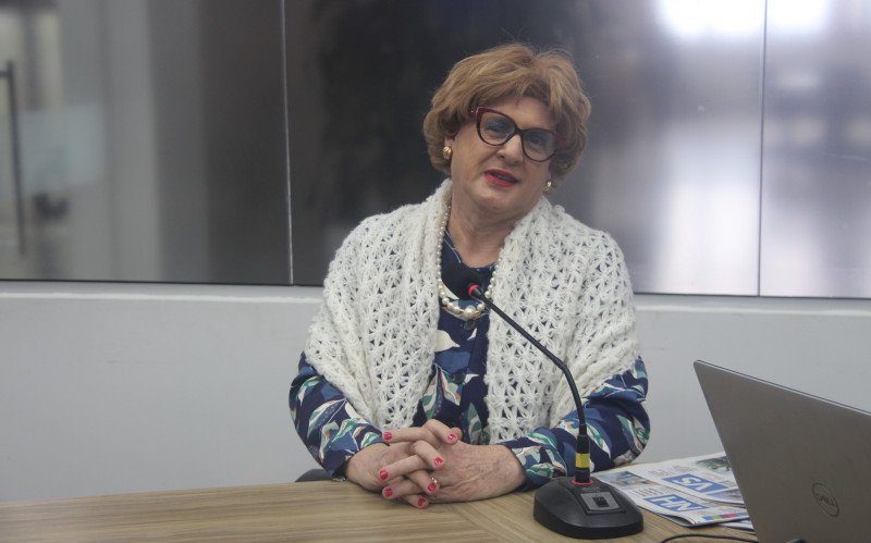 Personagem visitou a redação do Jornal NH na terça-feira (22) | abc+