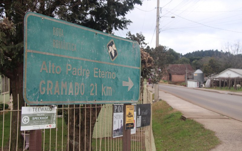 RS-373 em Santa Maria do Herval 