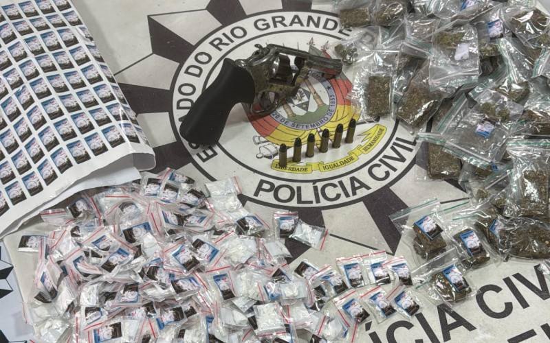 Polícia Civil desarticula depósito de drogas em Canela