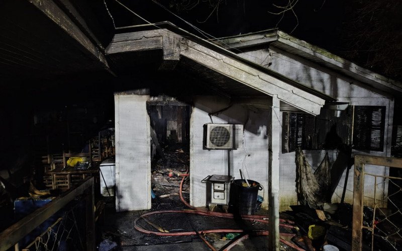 Incêndio criminoso em residência em Canela