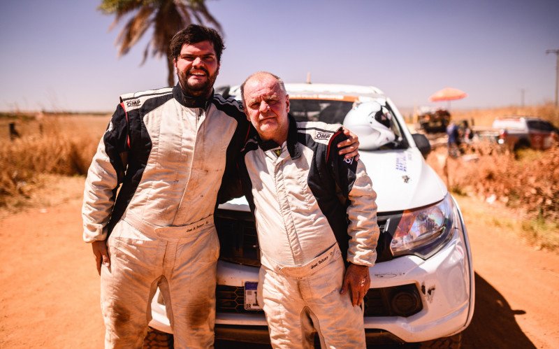 José Carlos filho e José Carlos pai estarão juntos pela quarta vez no Rally dos Sertões