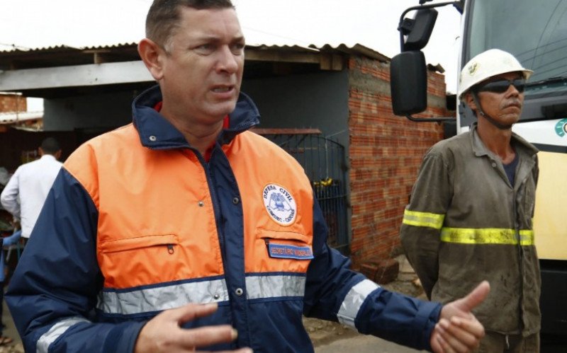 O secretário Vanderlei Marcos acredita ser importante a simulação para reforçar os protocolos como preparação de situações reais, em Canoas | abc+
