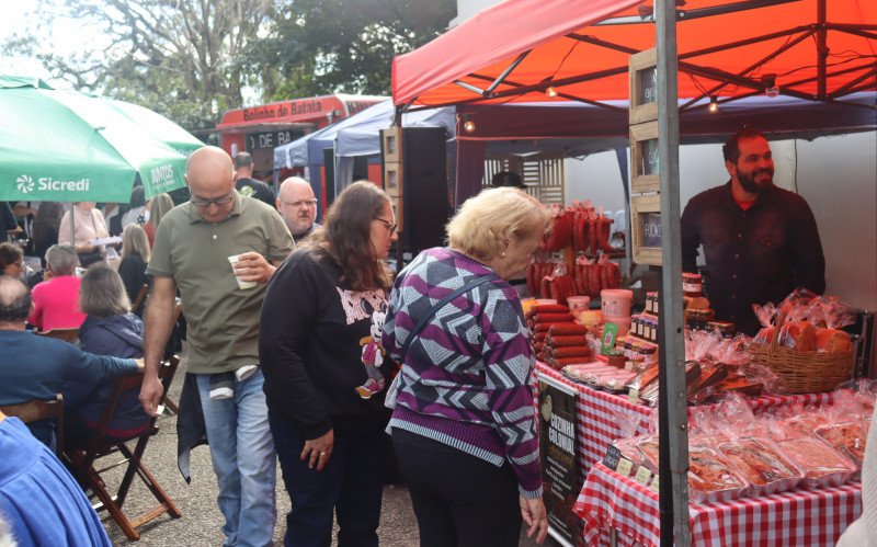 Gastronomia típica da festa alemã do Museu Histórico Visconde de São Leopoldo atraiu grande público