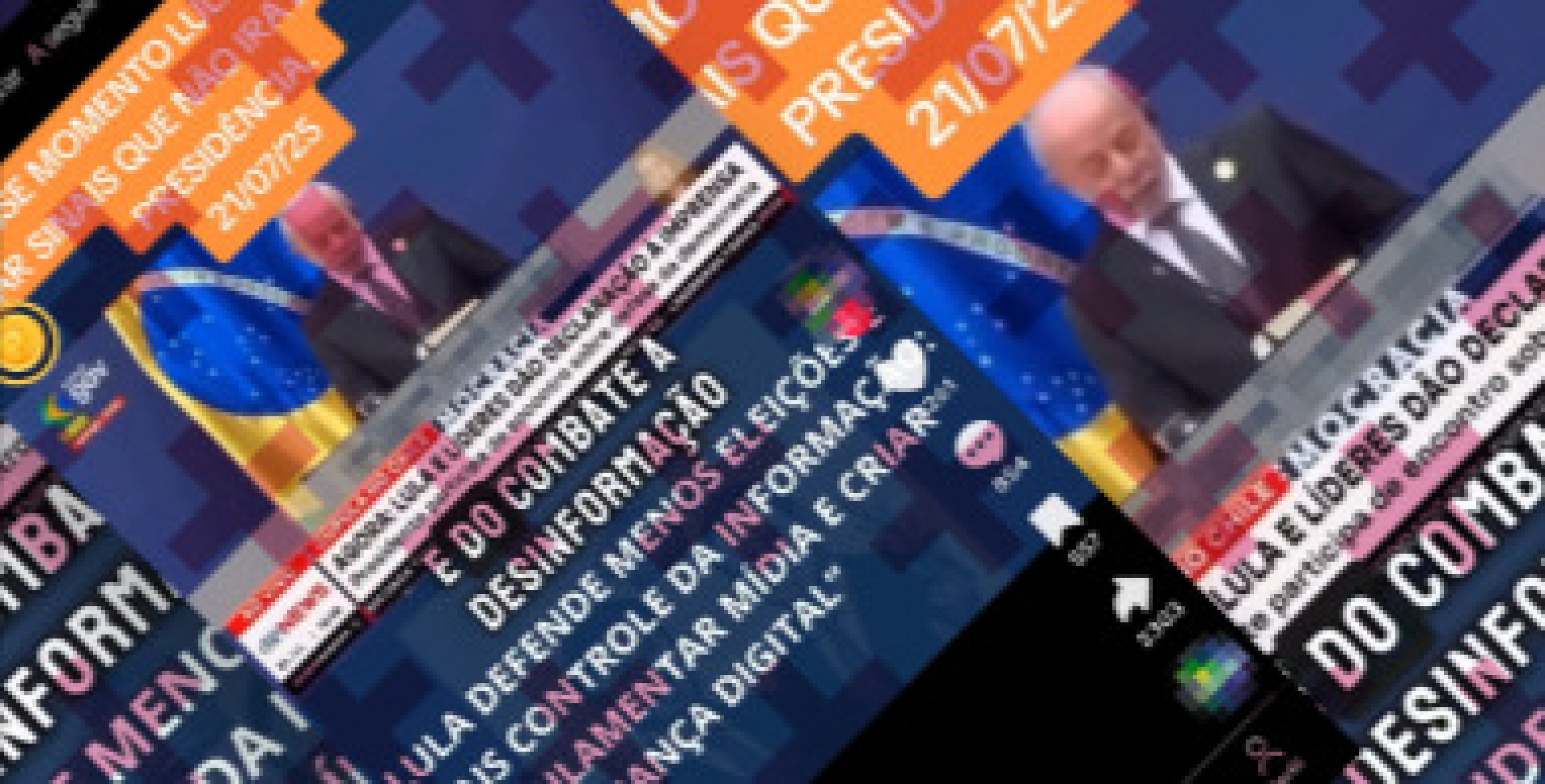 PROJETO COMPROVA: Vídeo distorce fala de Lula para atribuir a ele ataque à democracia