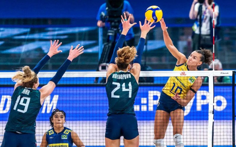 Brasil não foi páreo para a Itália e perdeu por 3 sets a 1 | abc+