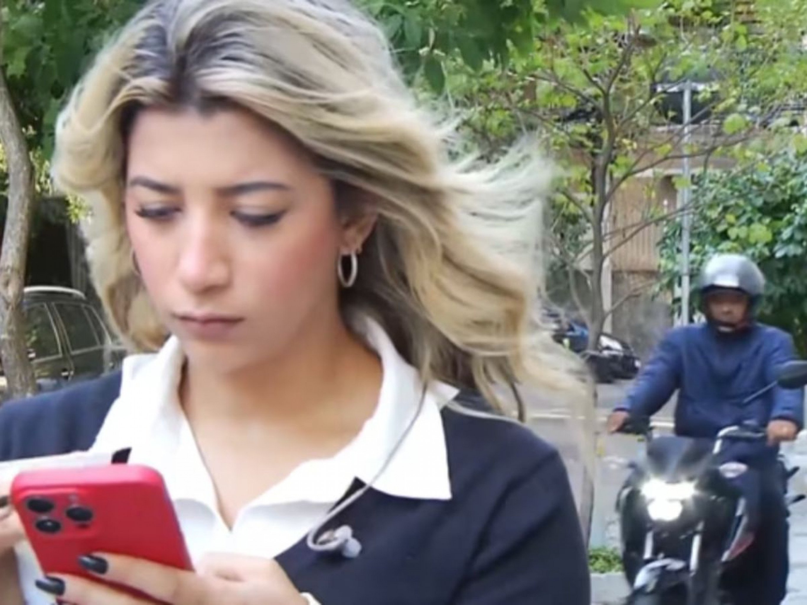 VÍDEO: Repórter da Band sofre tentativa de furto e cinegrafista grava tudo