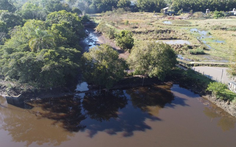Imagens feitas com drone, nesta quarta-feira (30), mostram a situação atual dos açudes | abc+