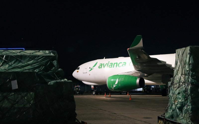 Aeronave é da Avianca Cargo e tem como destino final a cidade de Miami, nos EUA | abc+
